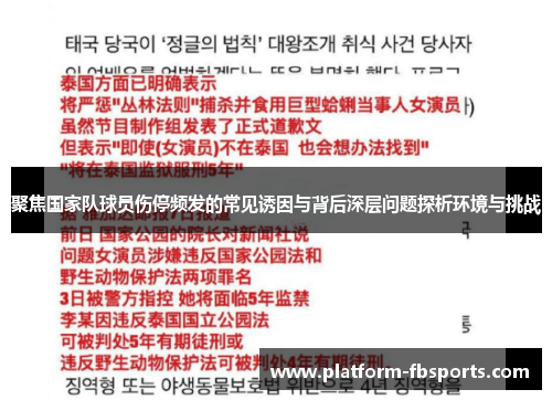 聚焦国家队球员伤停频发的常见诱因与背后深层问题探析环境与挑战